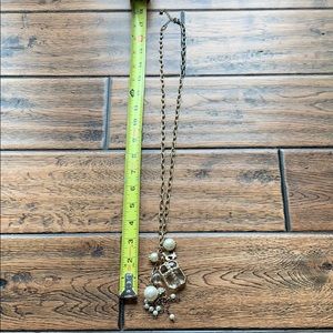 Tassel charm necklace